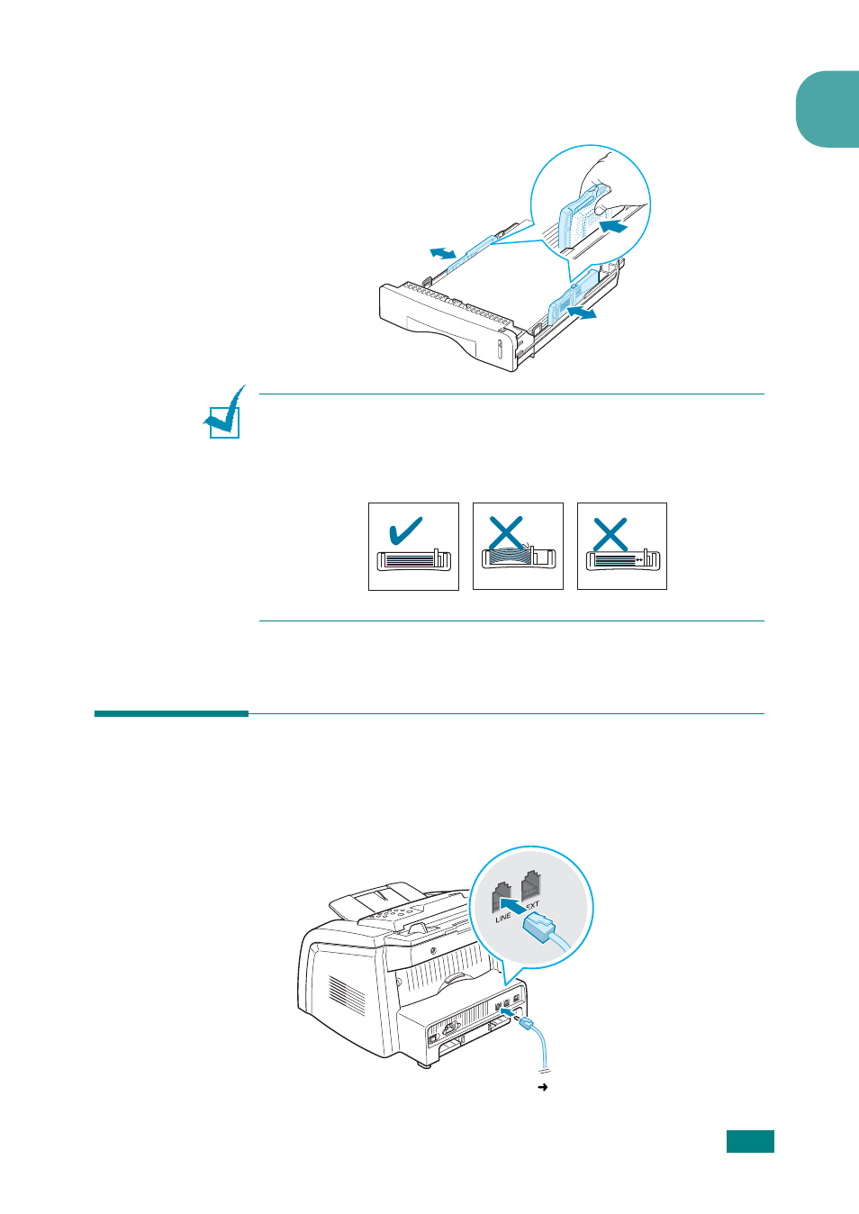Making connections | Samsung SF-565P-XAA User Manual | Page 30 / 212