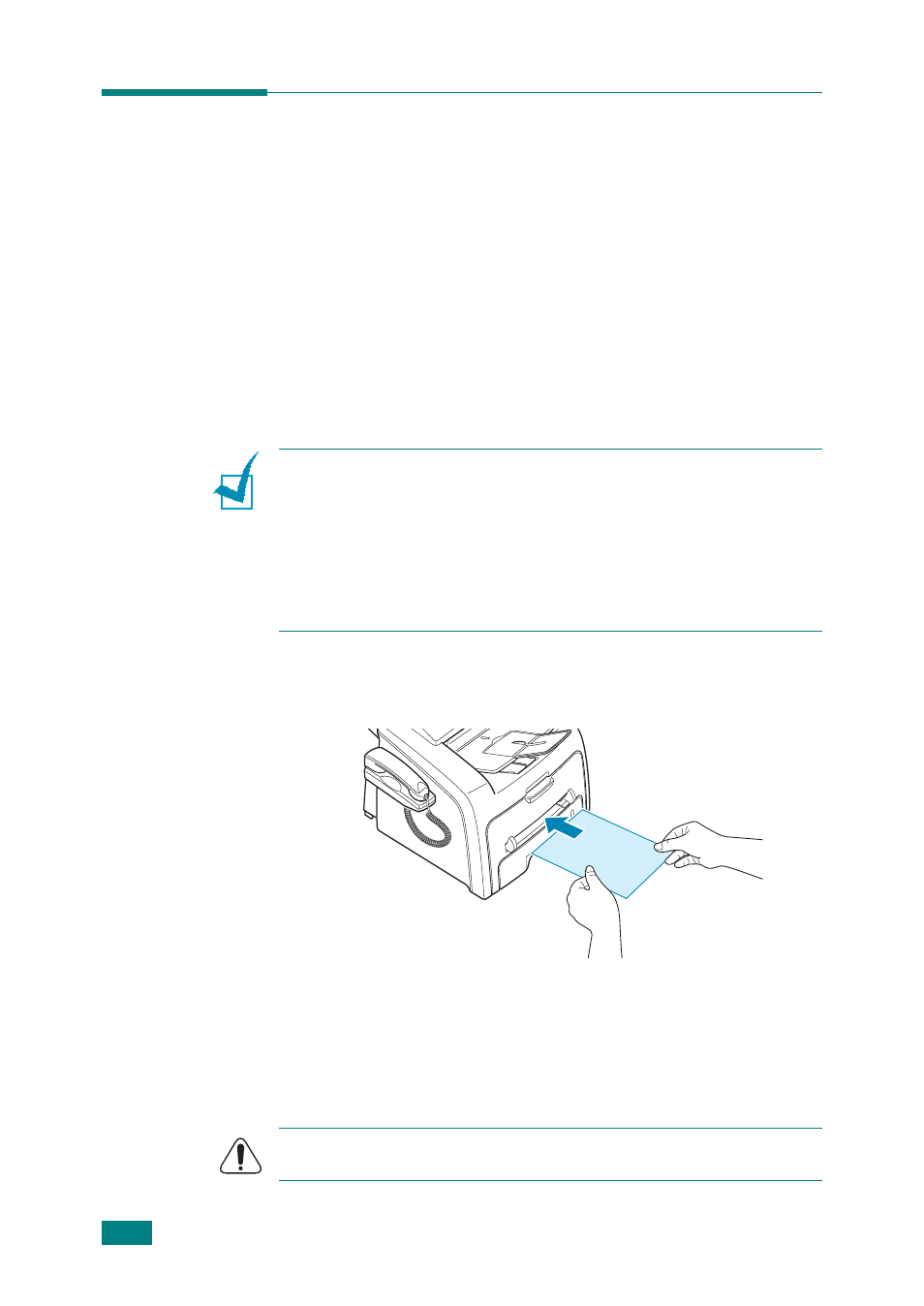 Using the manual feeder | Samsung SF-565P-XAA User Manual | Page 63 / 212