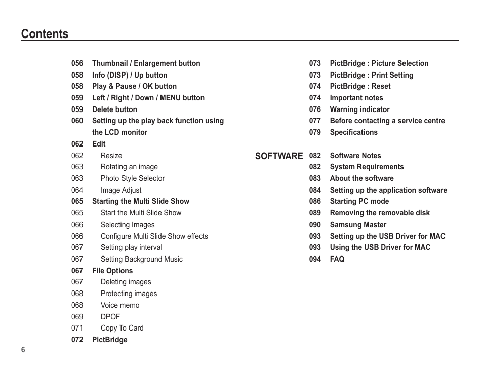 Samsung EC-SL30ZBBA-US User Manual | Page 7 / 98