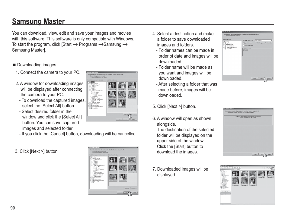 Samsung master | Samsung EC-SL30ZBBA-US User Manual | Page 91 / 98
