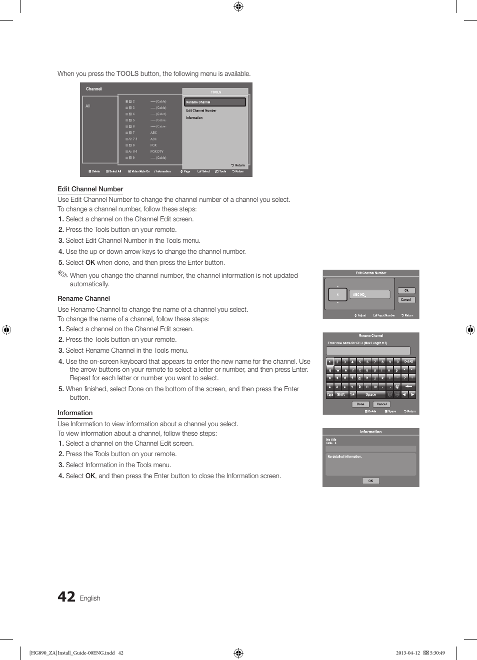 Samsung HG65NB890XFXZA User Manual | Page 42 / 52