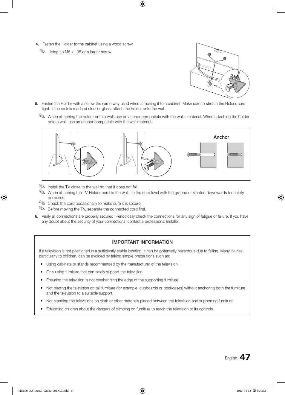 Samsung HG65NB890XFXZA User Manual | Page 47 / 52