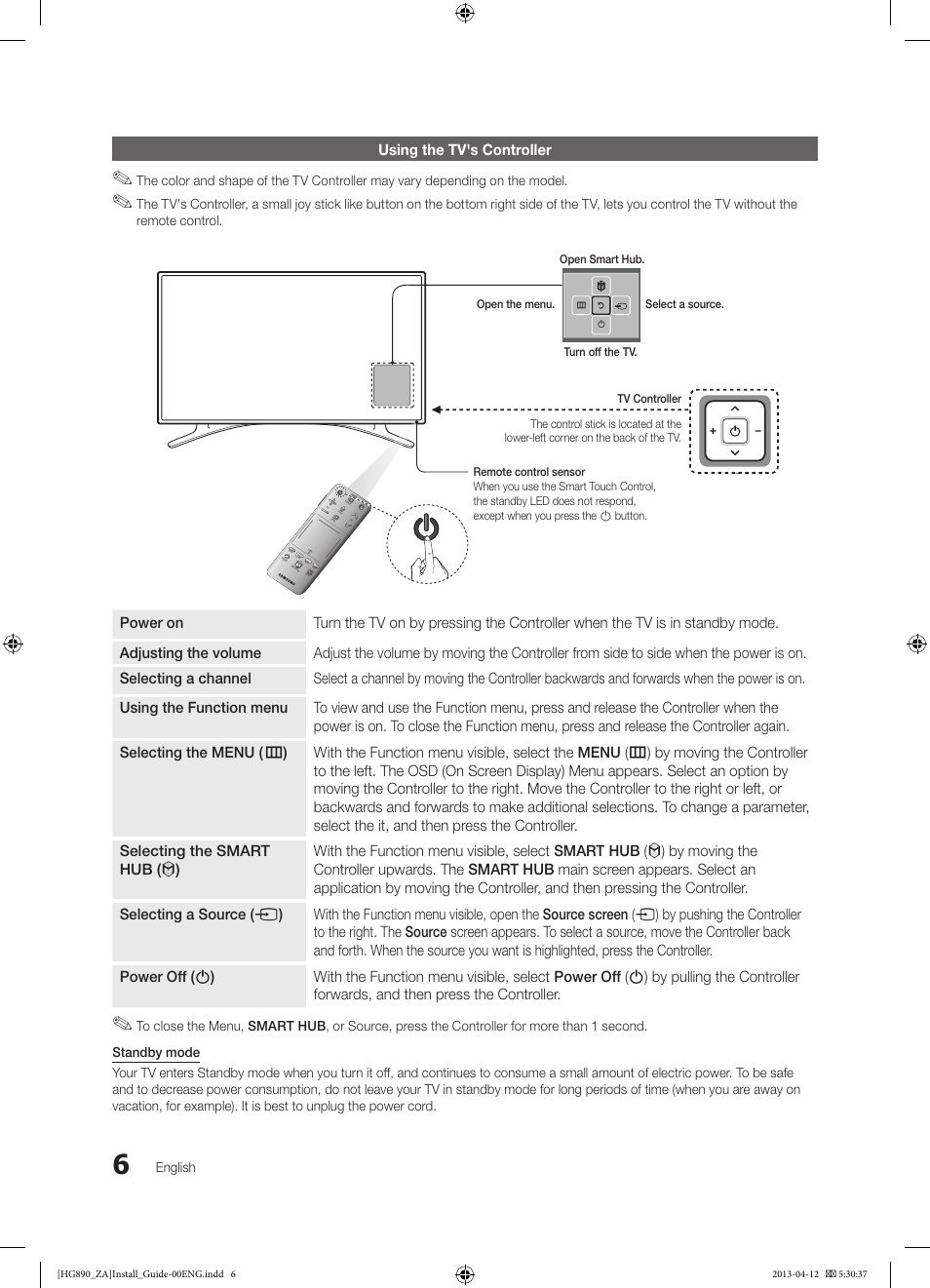Samsung HG65NB890XFXZA User Manual | Page 6 / 52