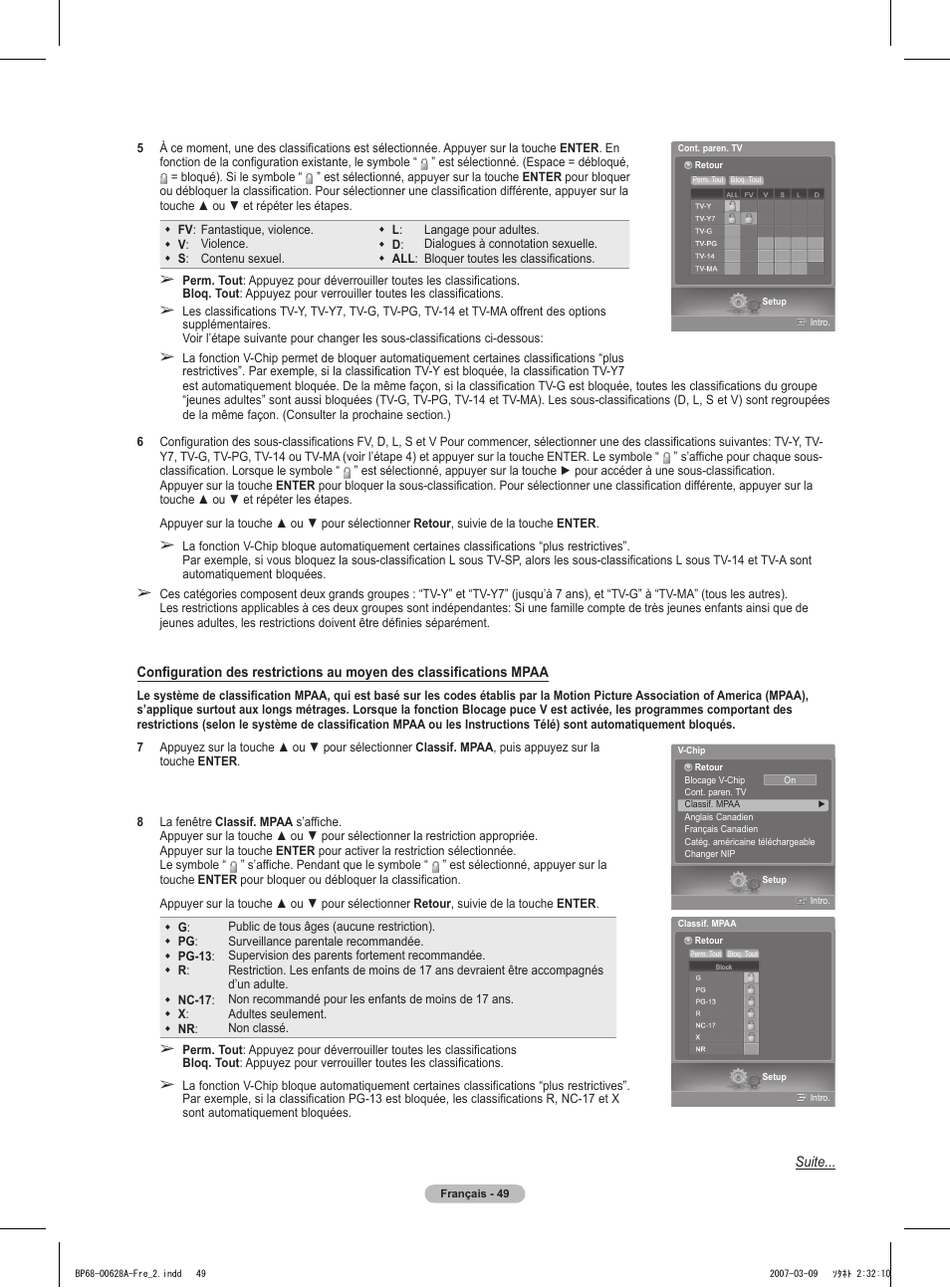 Samsung HLT5087SAX-XAA User Manual | Page 132 / 236