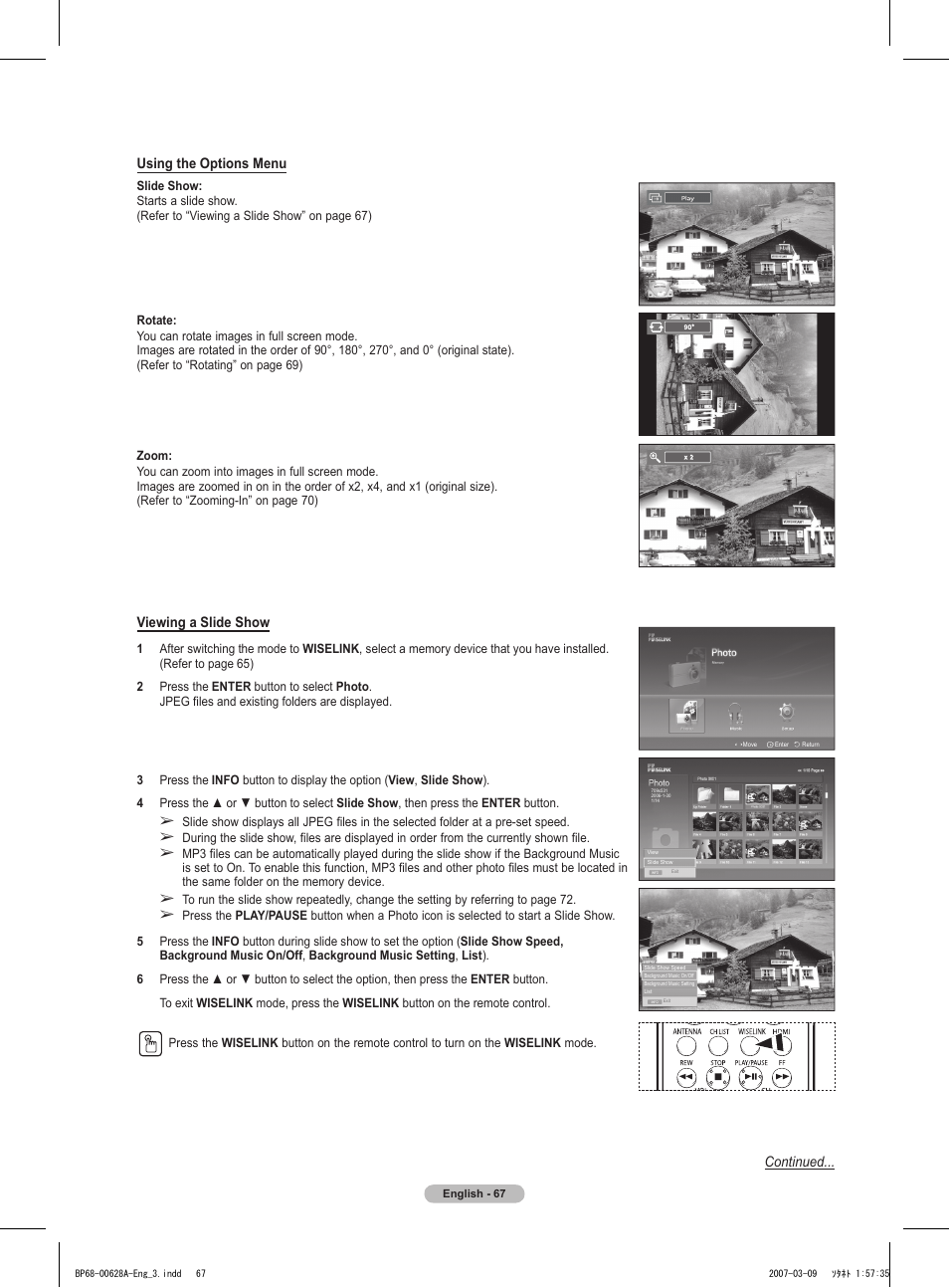 Samsung HLT5087SAX-XAA User Manual | Page 67 / 236
