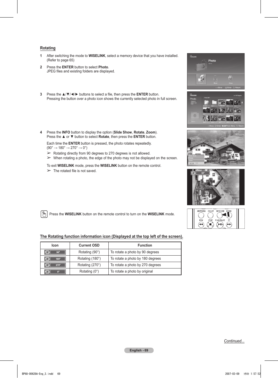Samsung HLT5087SAX-XAA User Manual | Page 69 / 236