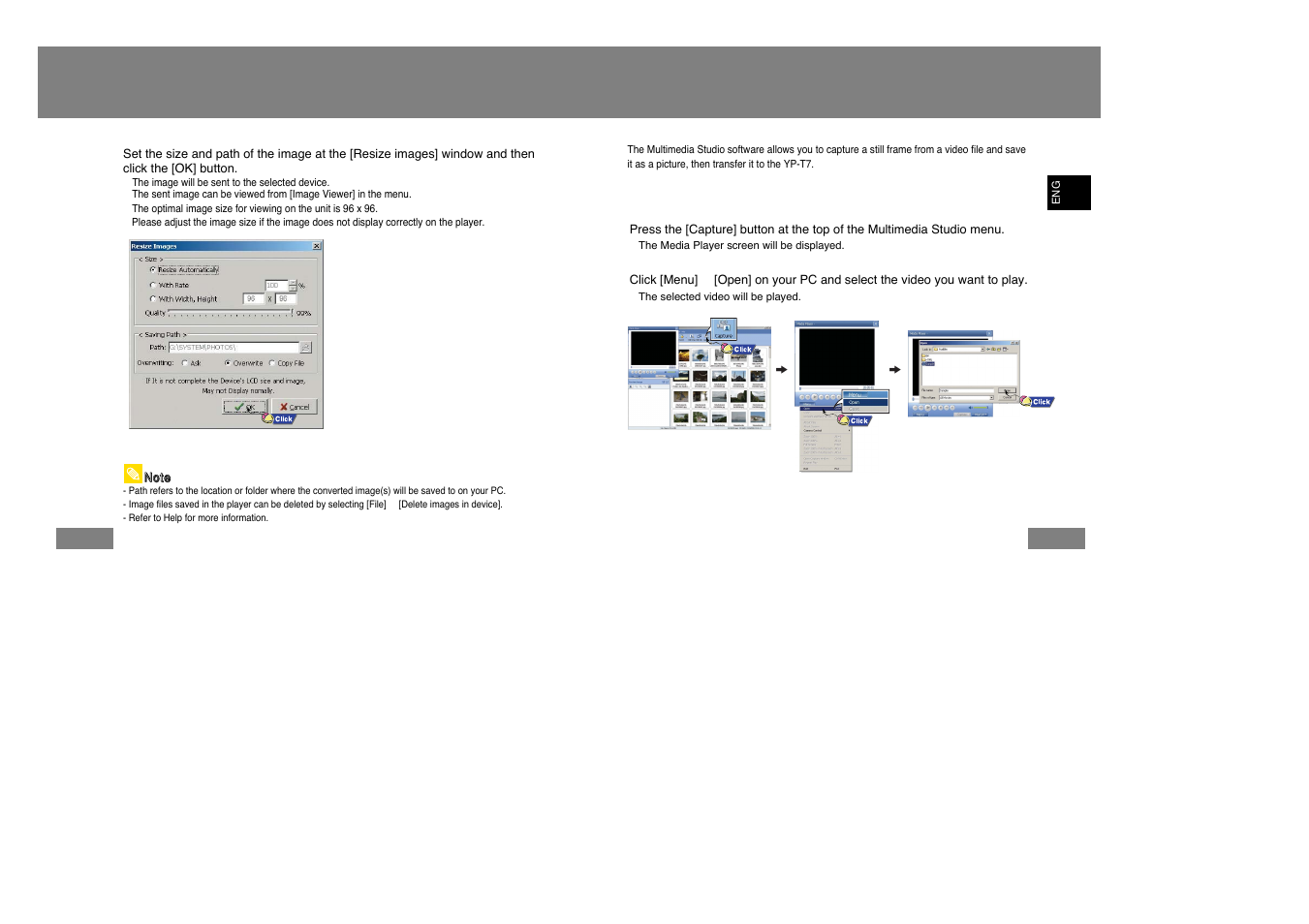Using multimedia studio | Samsung YP-T7Z-XAA User Manual | Page 19 / 40
