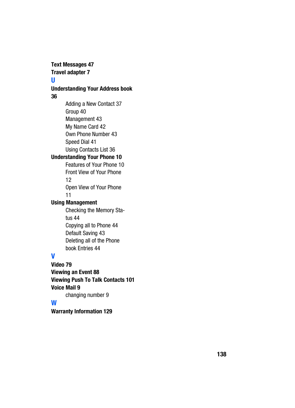 Samsung SGH-D347ZSACIN User Manual | Page 139 / 139