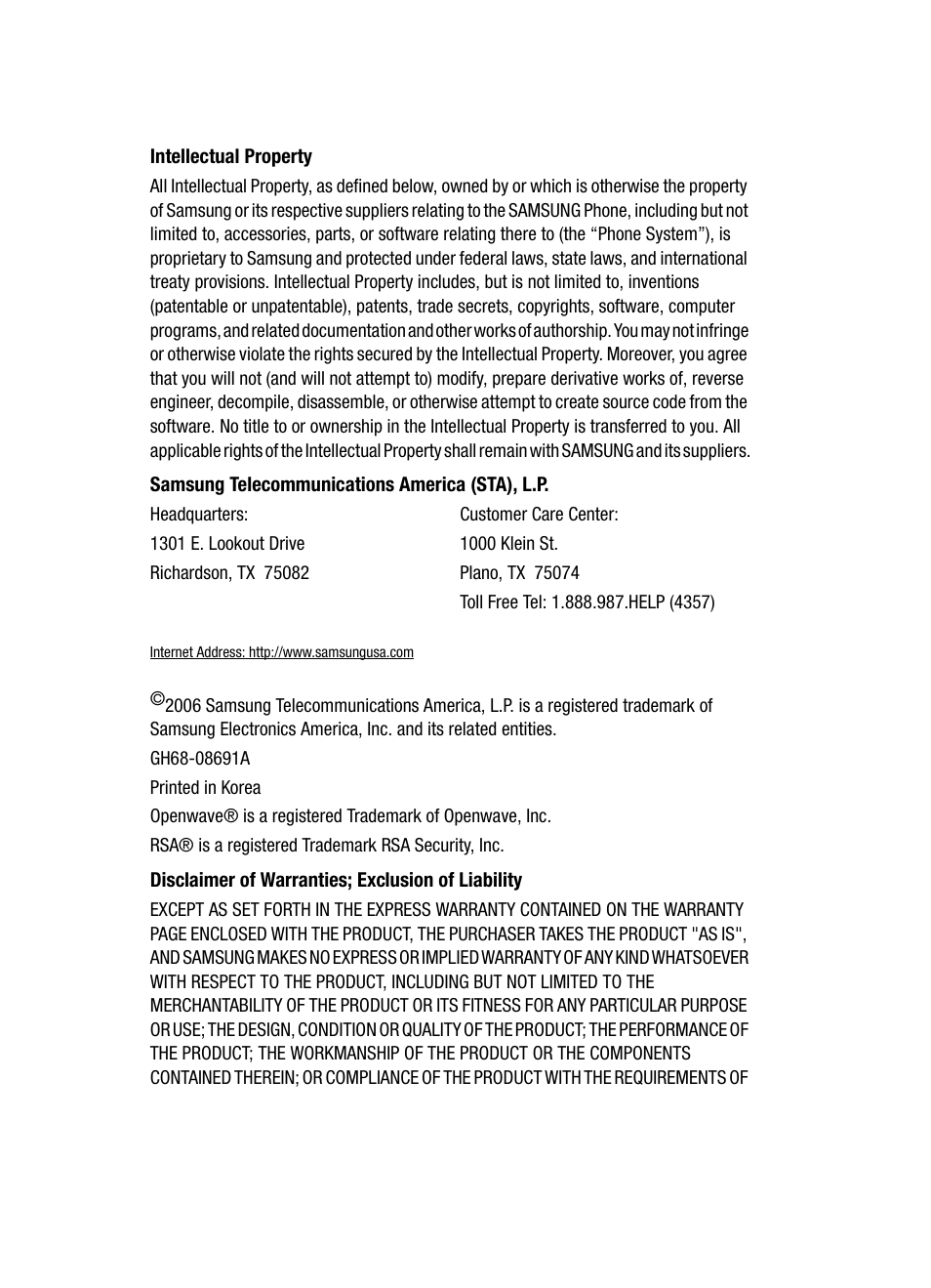 Samsung SGH-D347ZSACIN User Manual | Page 2 / 139