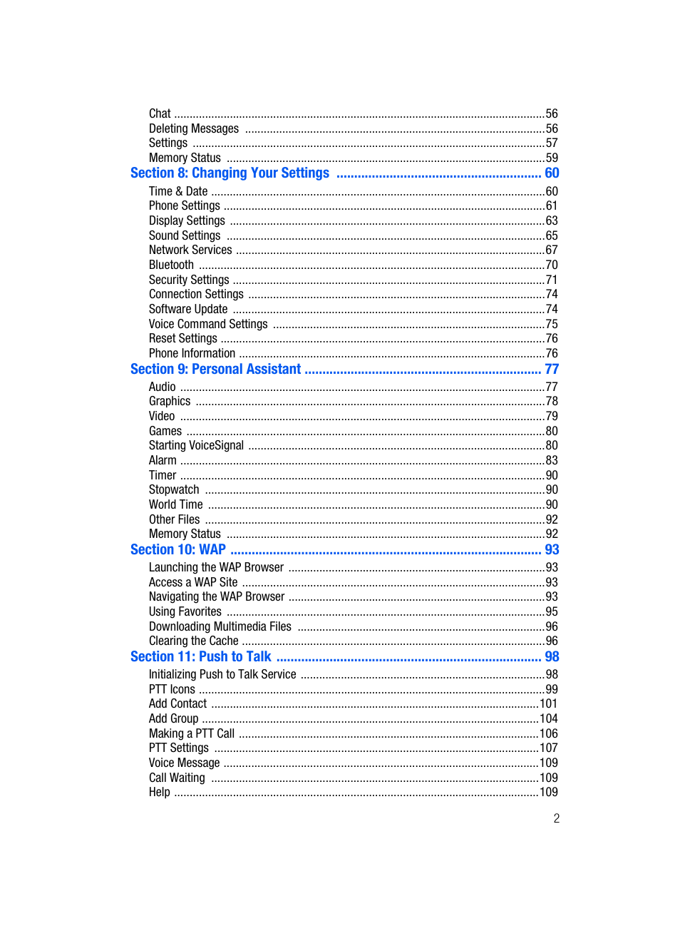 Samsung SGH-D347ZSACIN User Manual | Page 5 / 139