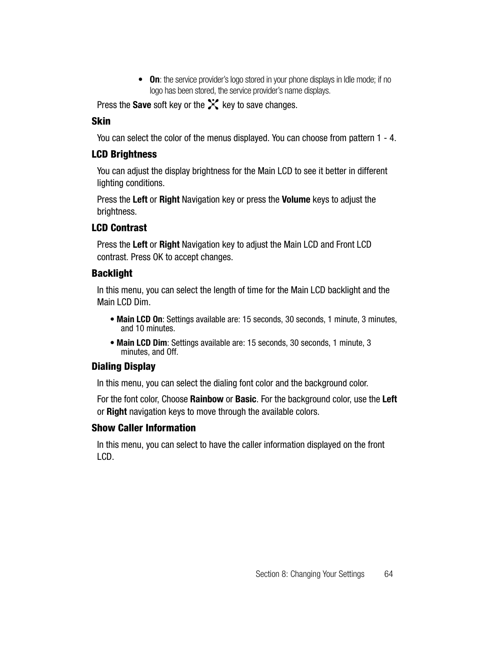 Samsung SGH-D347ZSACIN User Manual | Page 67 / 139