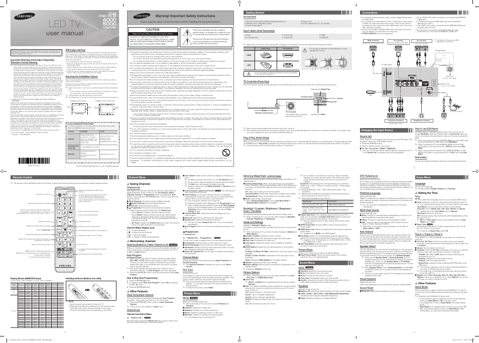 Samsung LT28D310NH-ZA User Manual | 2 pages