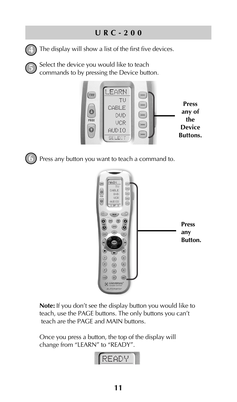 Adcom URC-200 User Manual | Page 13 / 53