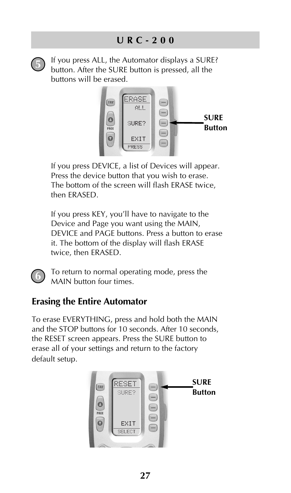 Adcom URC-200 User Manual | Page 29 / 53