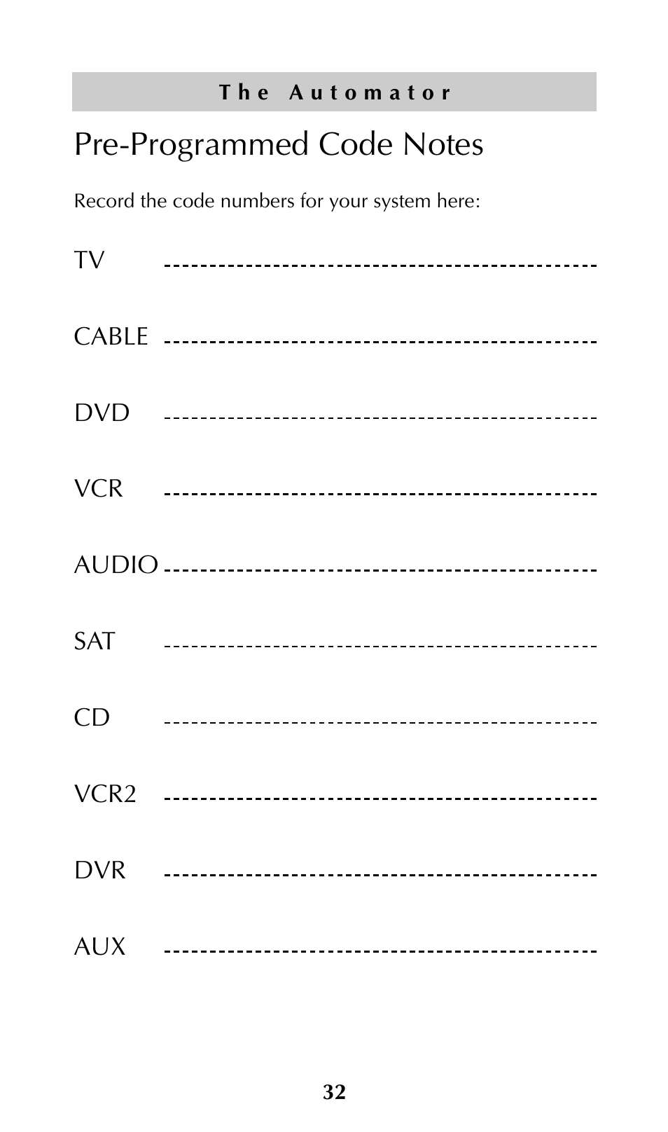 Adcom URC-200 User Manual | Page 34 / 53