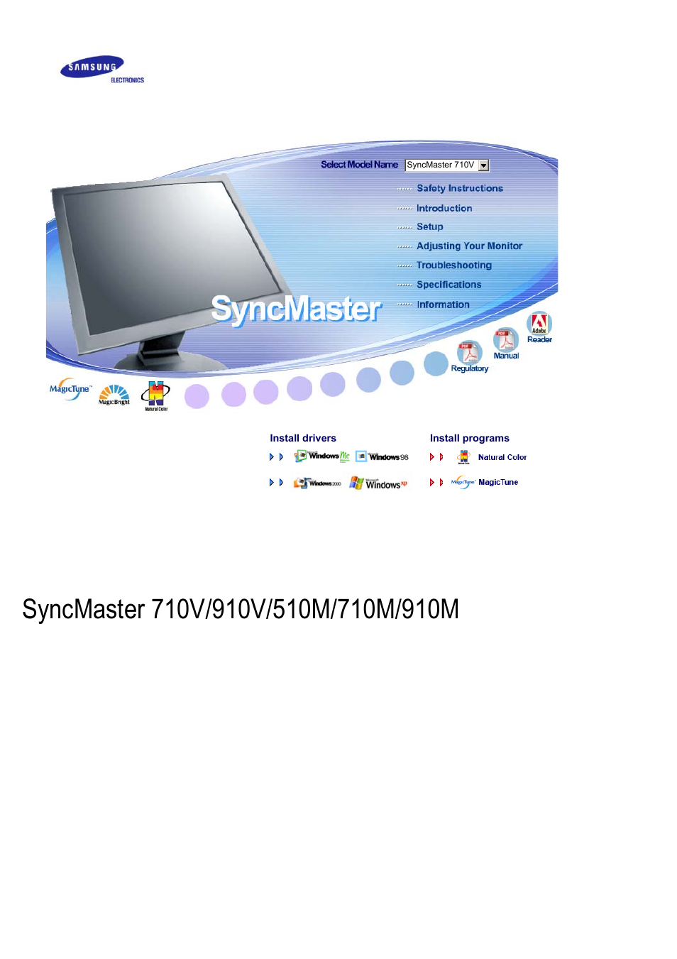 Samsung GS17CSSS User Manual | 79 pages