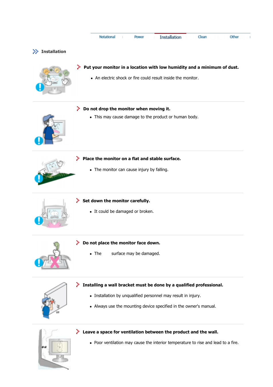 Installation | Samsung GS17CSSS User Manual | Page 4 / 79