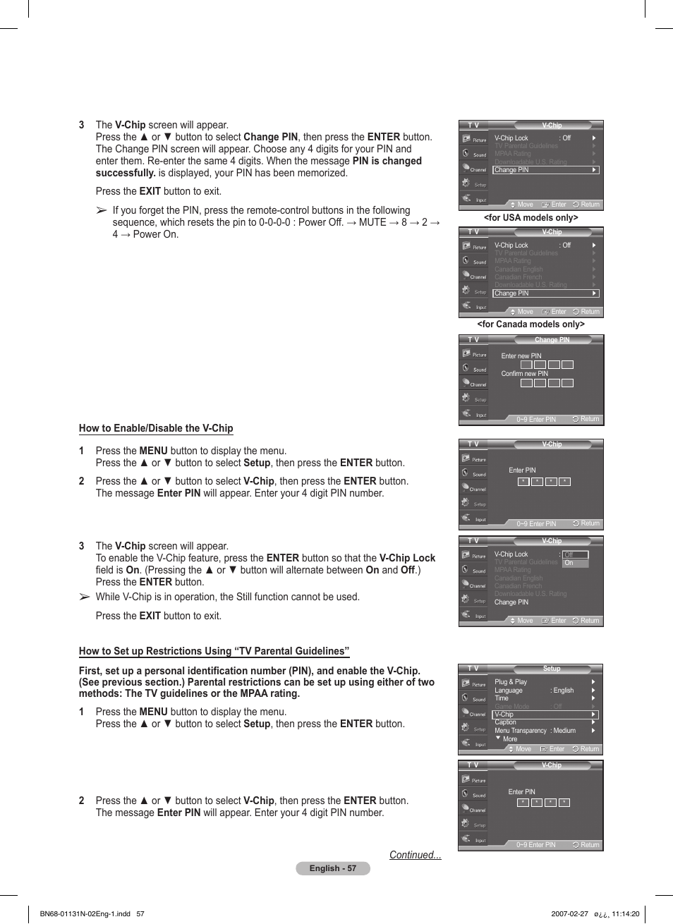 Samsung HPT4264X-XAA User Manual | Page 57 / 82