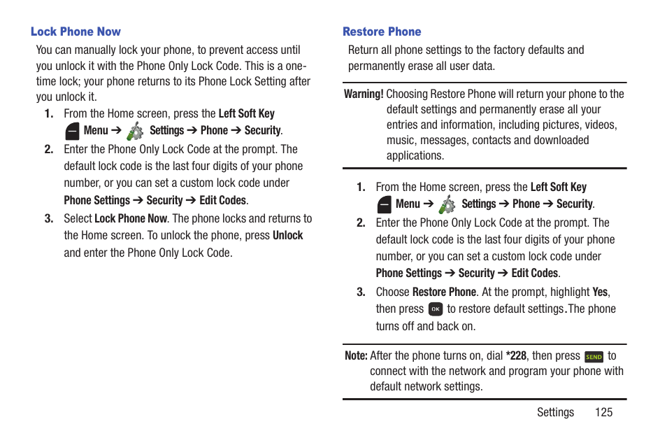 Samsung SCH-U365WSAVZW User Manual | Page 130 / 175