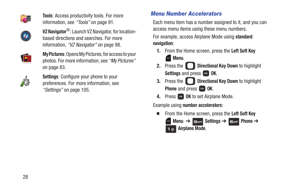 Samsung SCH-U365WSAVZW User Manual | Page 33 / 175