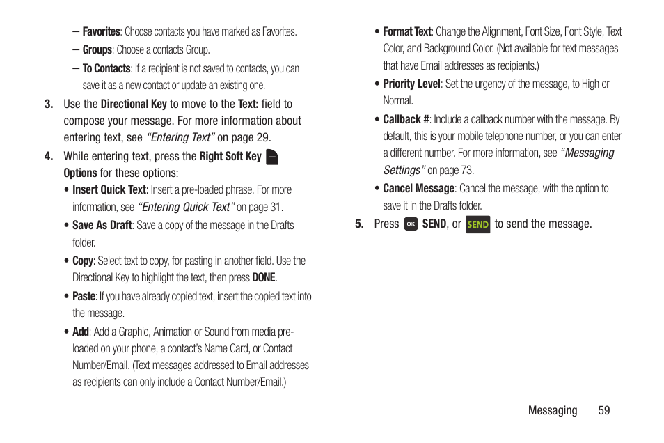 Samsung SCH-U365WSAVZW User Manual | Page 64 / 175