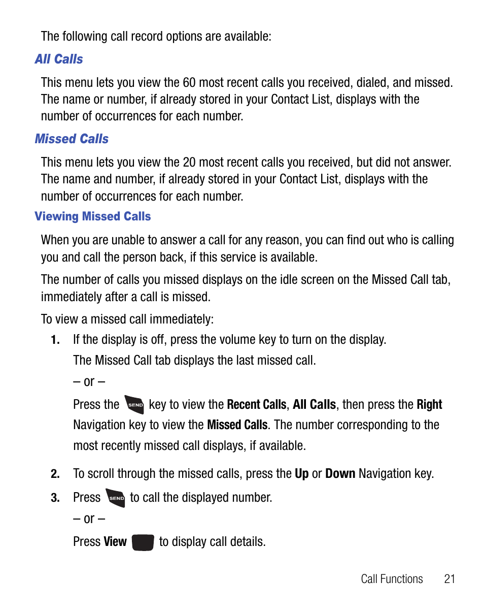 Samsung SGH-T340ZKATFN User Manual | Page 25 / 105