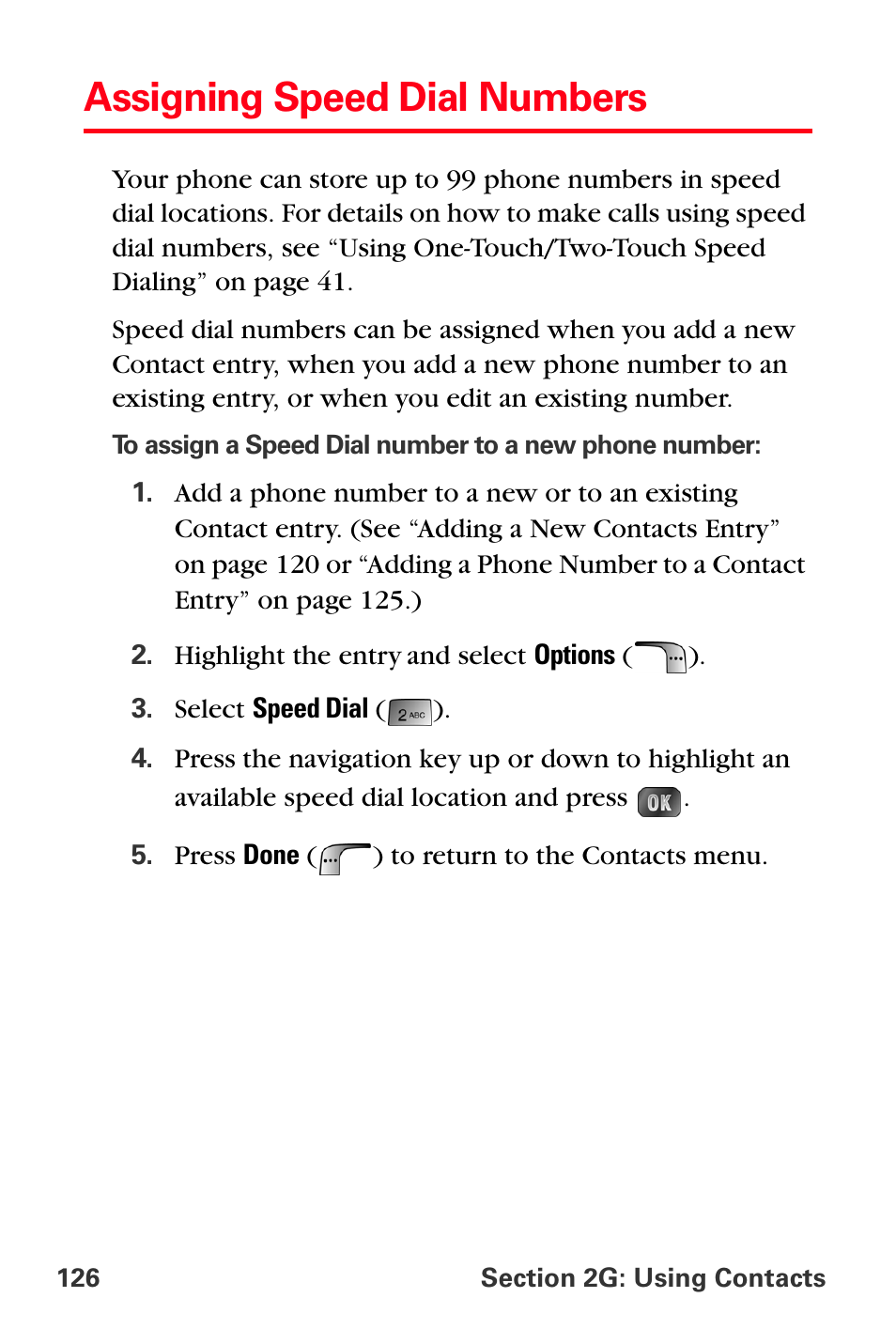 Assigning speed dial numbers, See “assigning speed dial | Samsung SPH-A880TSSXAR User Manual | Page 140 / 298