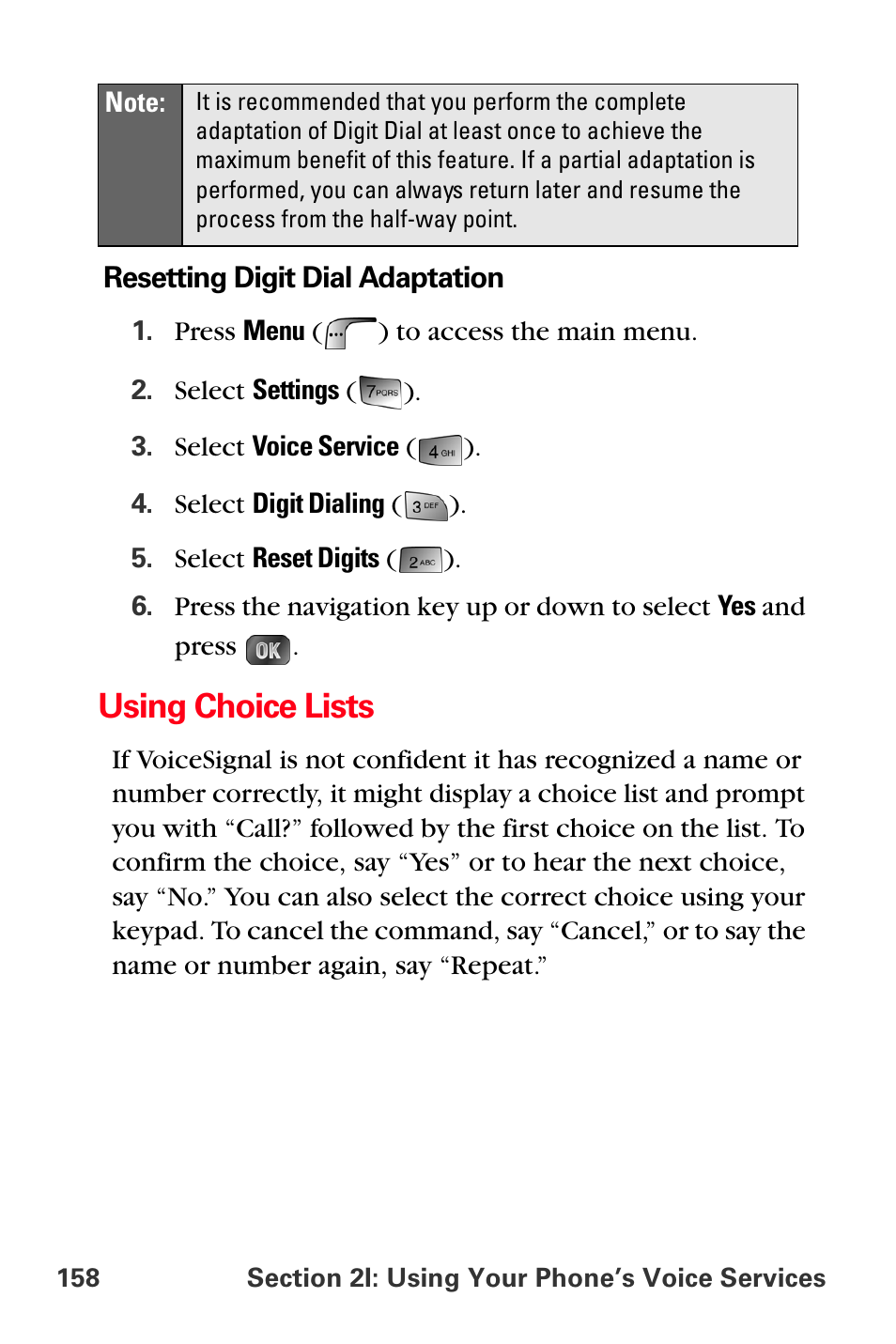 Using choice lists | Samsung SPH-A880TSSXAR User Manual | Page 172 / 298