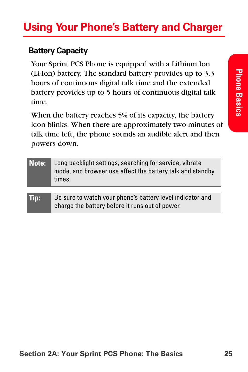 Using your phone’s battery and charger | Samsung SPH-A880TSSXAR User Manual | Page 39 / 298