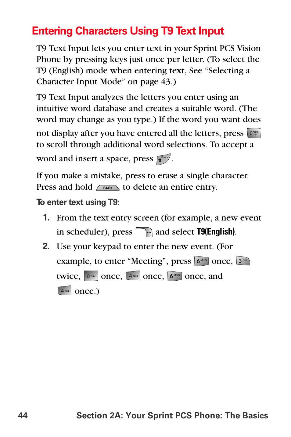 Entering characters using t9 text input | Samsung SPH-A880TSSXAR User Manual | Page 58 / 298