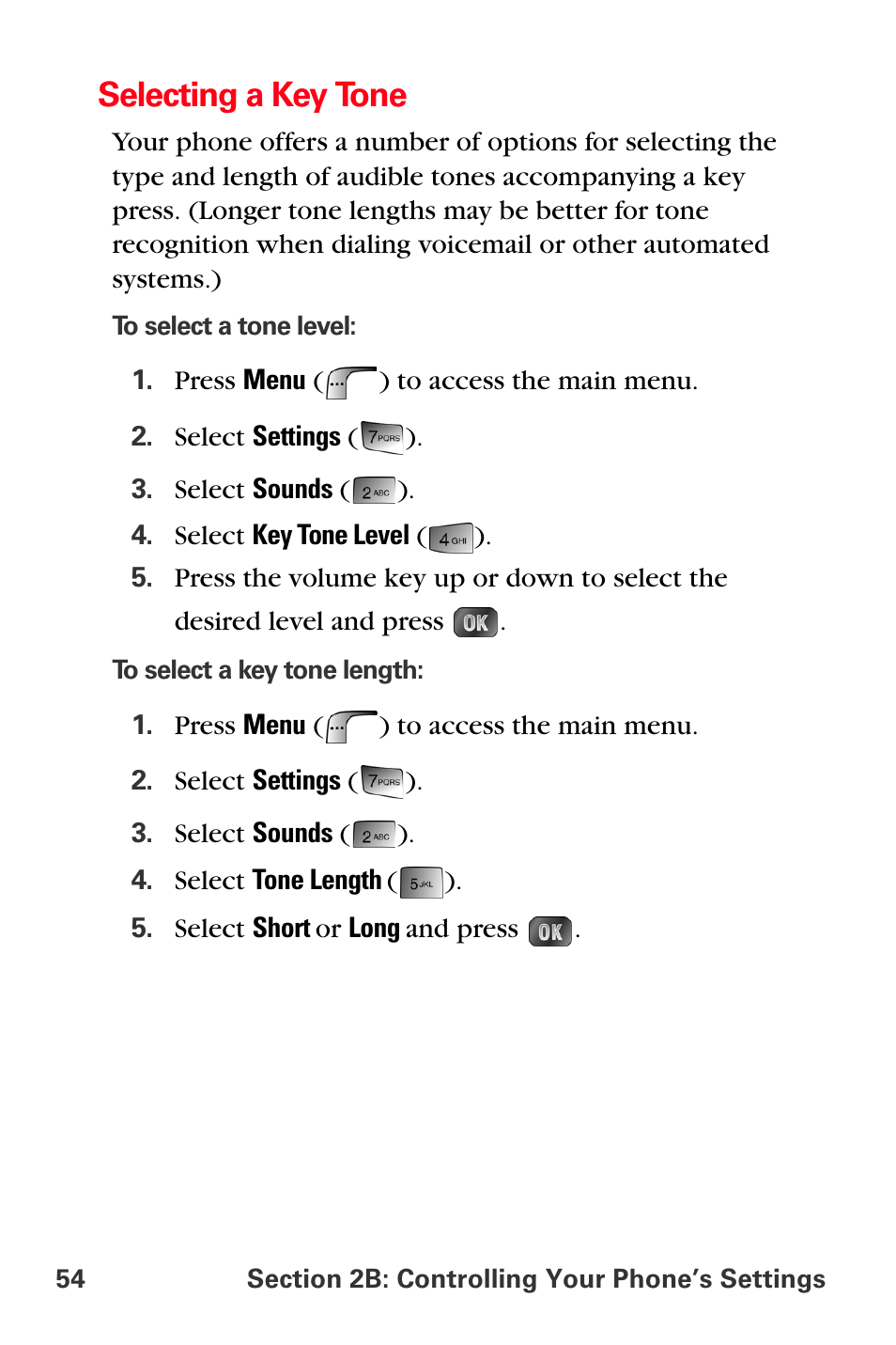 Selecting a key tone | Samsung SPH-A880TSSXAR User Manual | Page 68 / 298