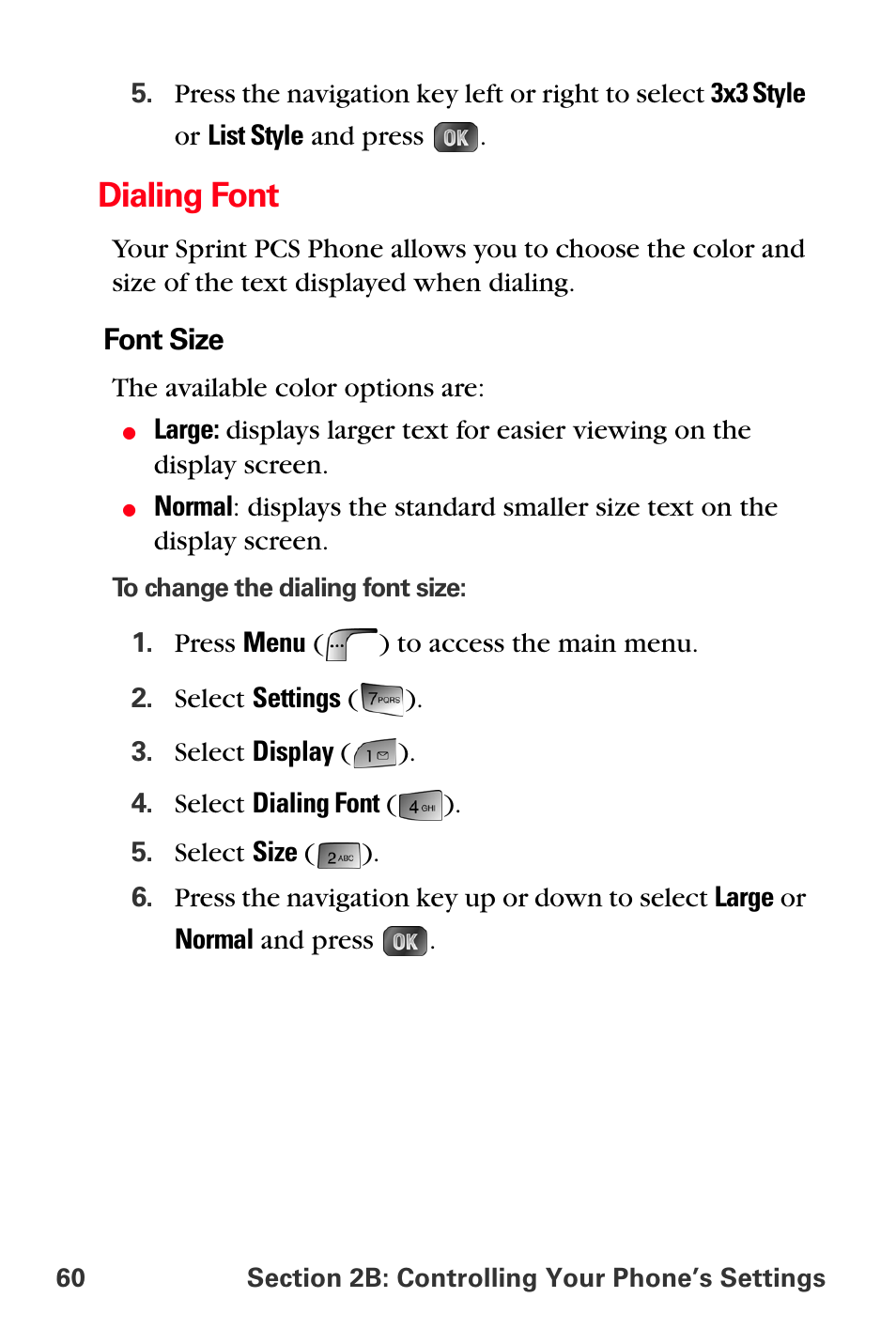 Dialing font | Samsung SPH-A880TSSXAR User Manual | Page 74 / 298