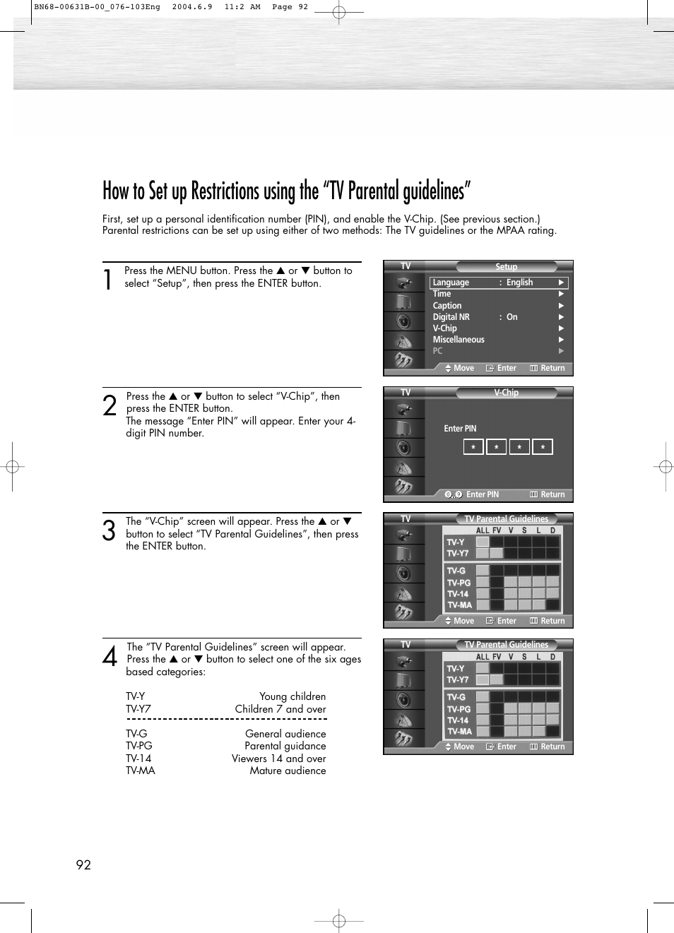 Samsung SPP4231KX-XAA User Manual | Page 92 / 104