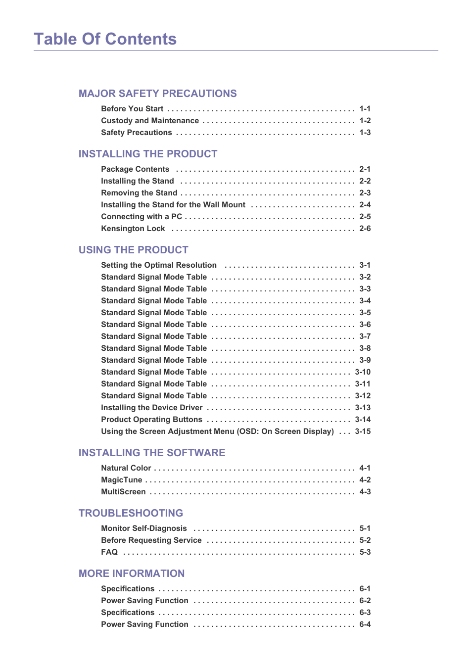 Samsung LS23PUZKFVUZA User Manual | Page 2 / 81