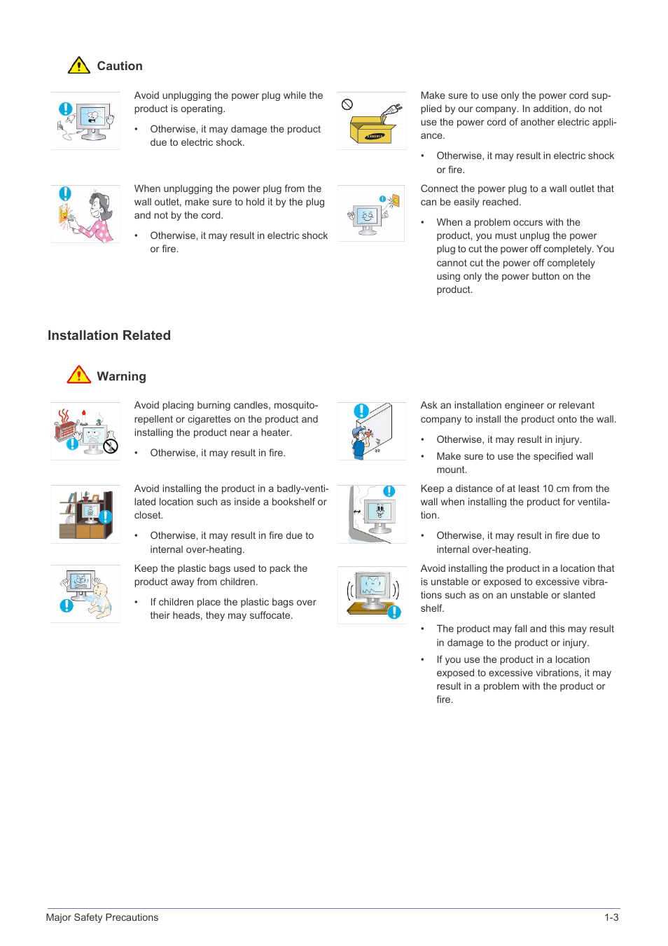 Installation related | Samsung LS23PUZKFVUZA User Manual | Page 7 / 81