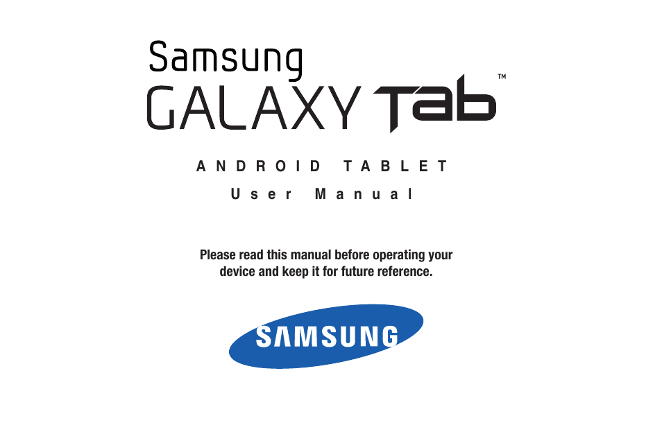 Samsung GT-P1010CWAXAR User Manual | 147 pages