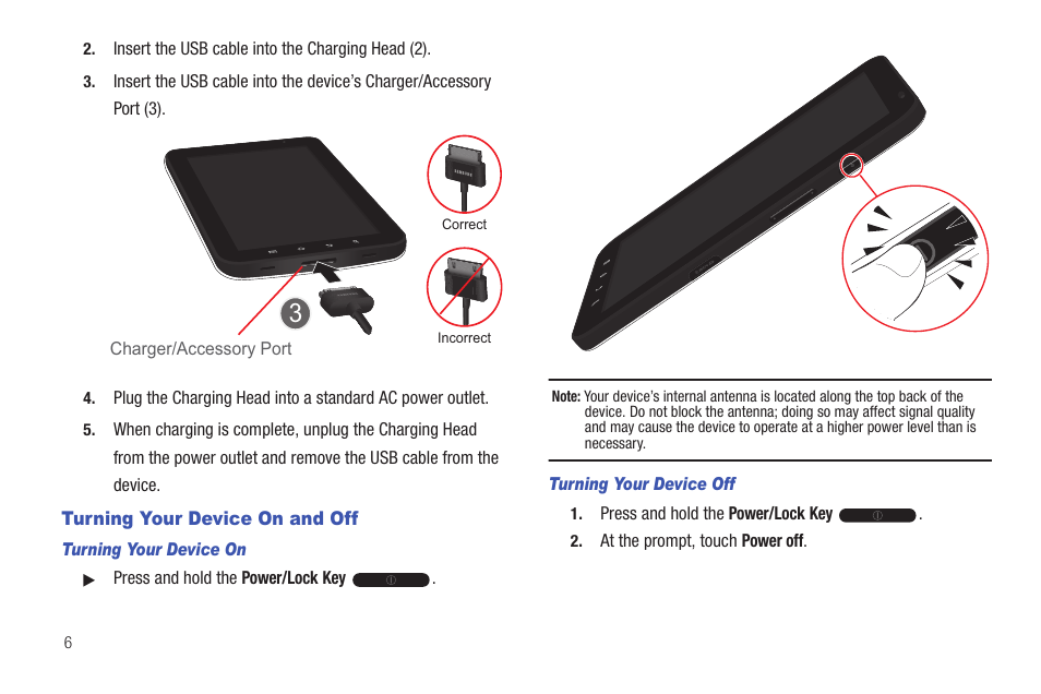 Turning your device on and off | Samsung GT-P1010CWAXAR User Manual | Page 10 / 147