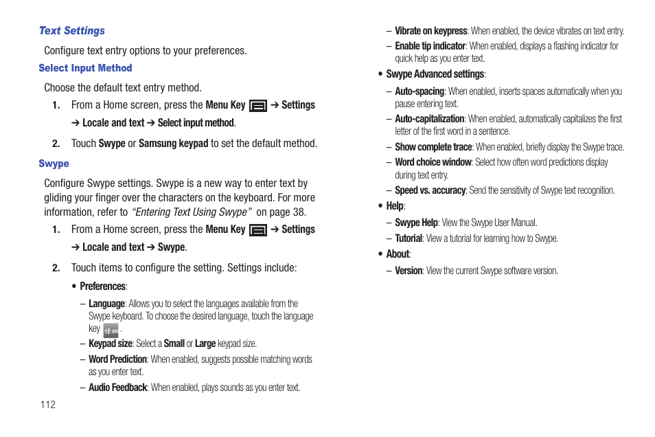 Samsung GT-P1010CWAXAR User Manual | Page 116 / 147
