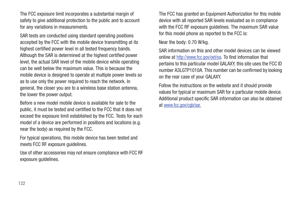 Samsung GT-P1010CWAXAR User Manual | Page 126 / 147