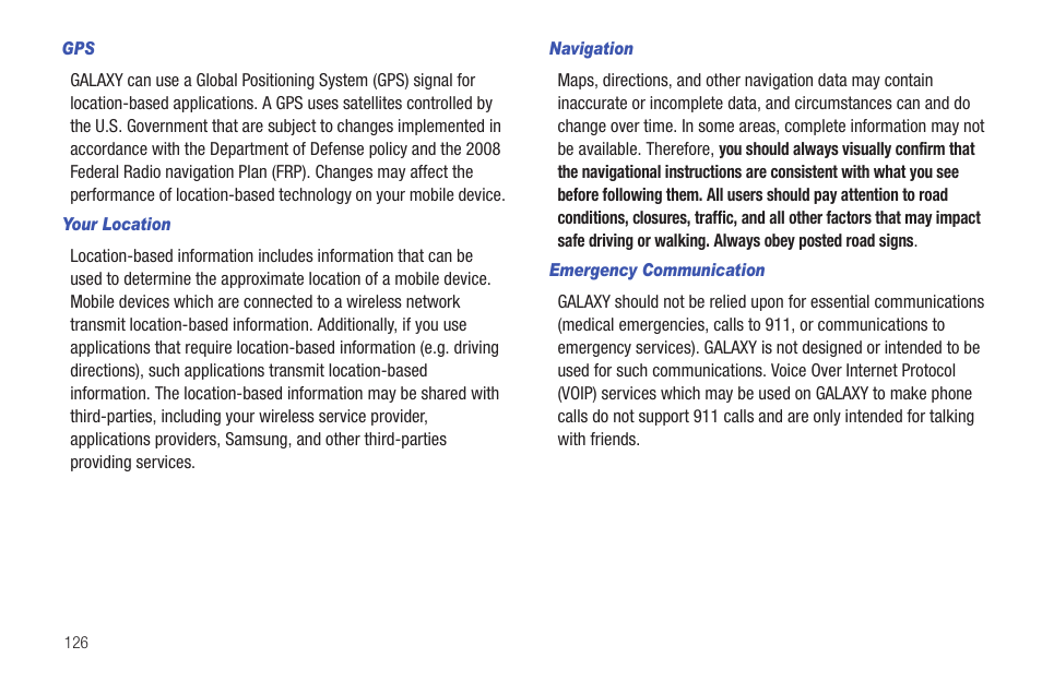 Samsung GT-P1010CWAXAR User Manual | Page 130 / 147