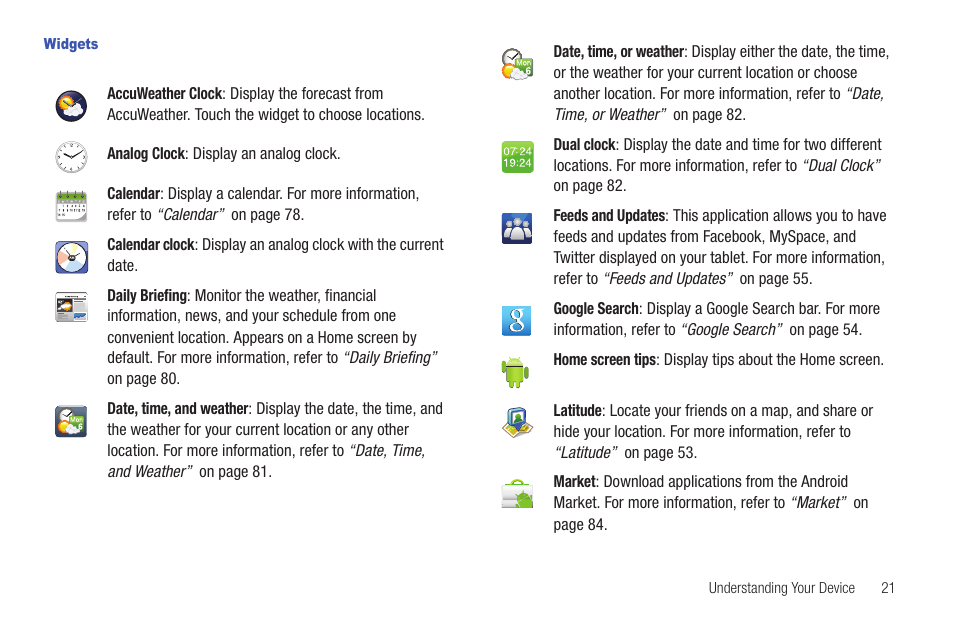 Samsung GT-P1010CWAXAR User Manual | Page 25 / 147