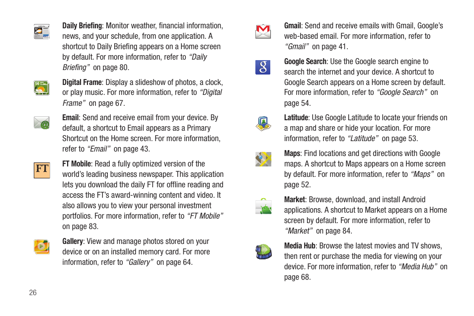 Samsung GT-P1010CWAXAR User Manual | Page 30 / 147