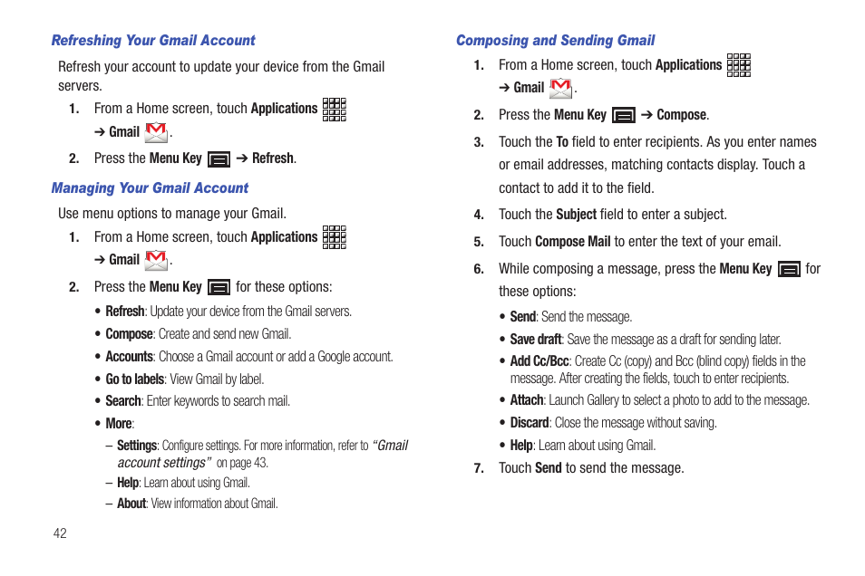 Samsung GT-P1010CWAXAR User Manual | Page 46 / 147