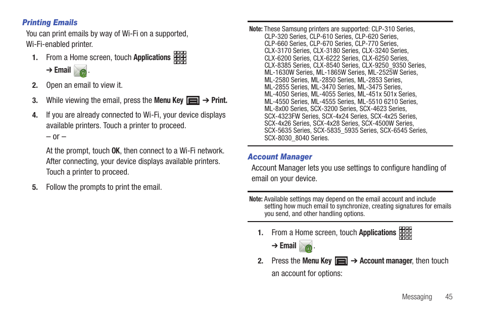 Samsung GT-P1010CWAXAR User Manual | Page 49 / 147