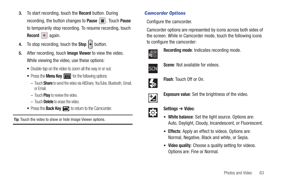 Samsung GT-P1010CWAXAR User Manual | Page 67 / 147