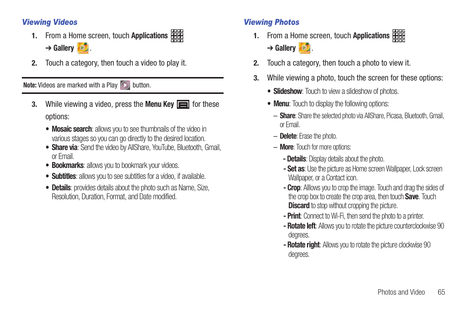 Samsung GT-P1010CWAXAR User Manual | Page 69 / 147