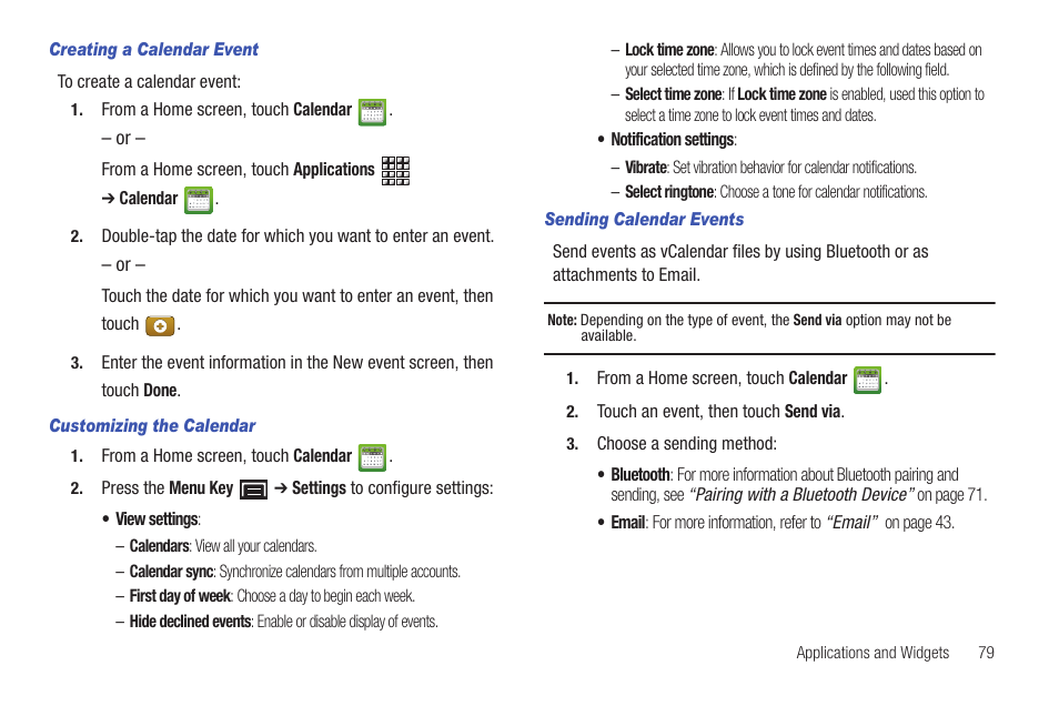 Samsung GT-P1010CWAXAR User Manual | Page 83 / 147