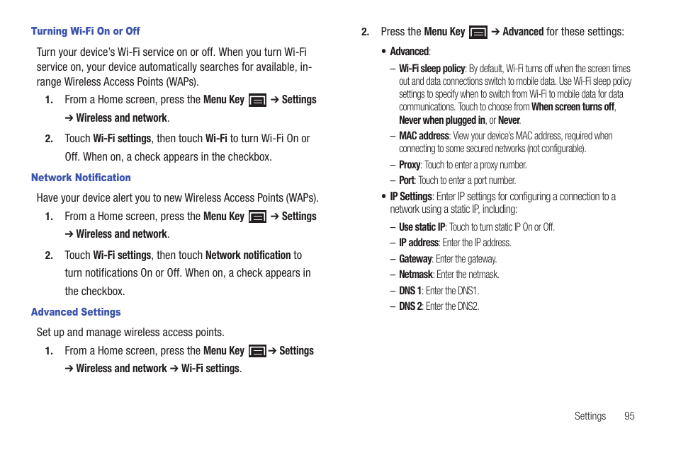 Samsung GT-P1010CWAXAR User Manual | Page 99 / 147