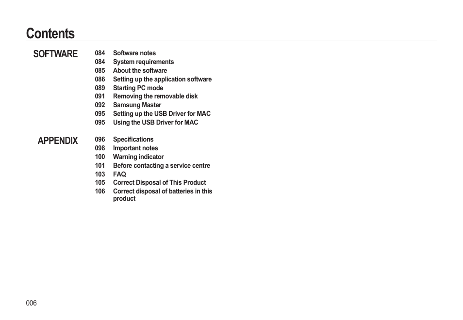 Samsung EC-SL310BBA-US User Manual | Page 7 / 108