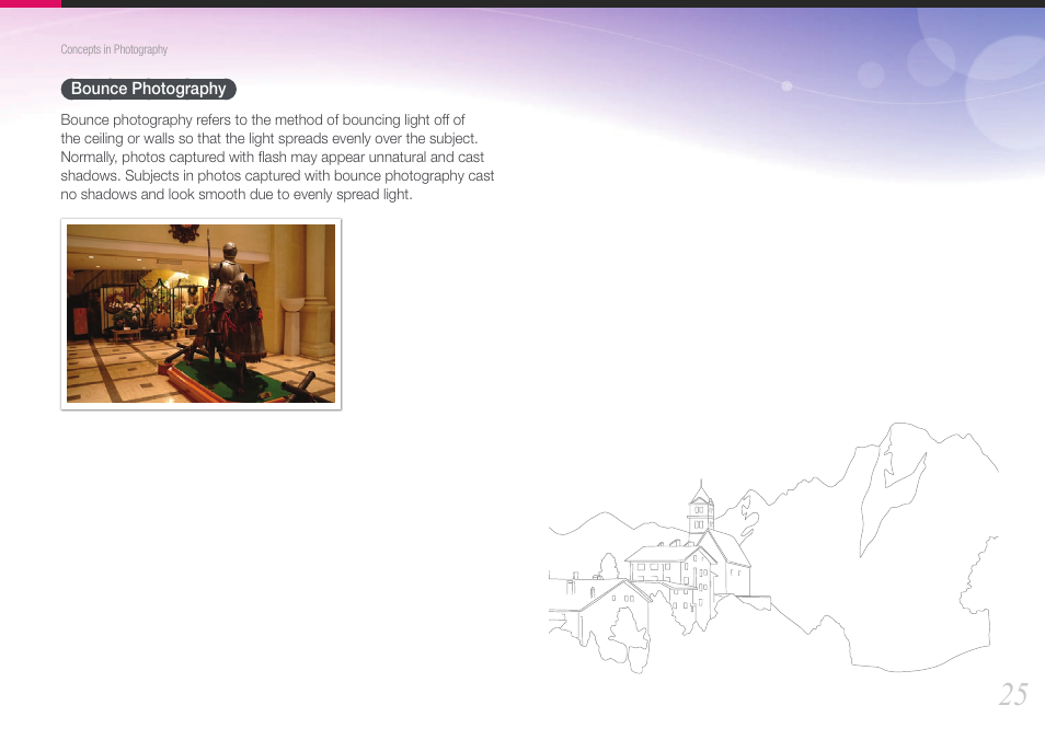 Bounce photography | Samsung EV-NX1000BFWUS User Manual | Page 26 / 184